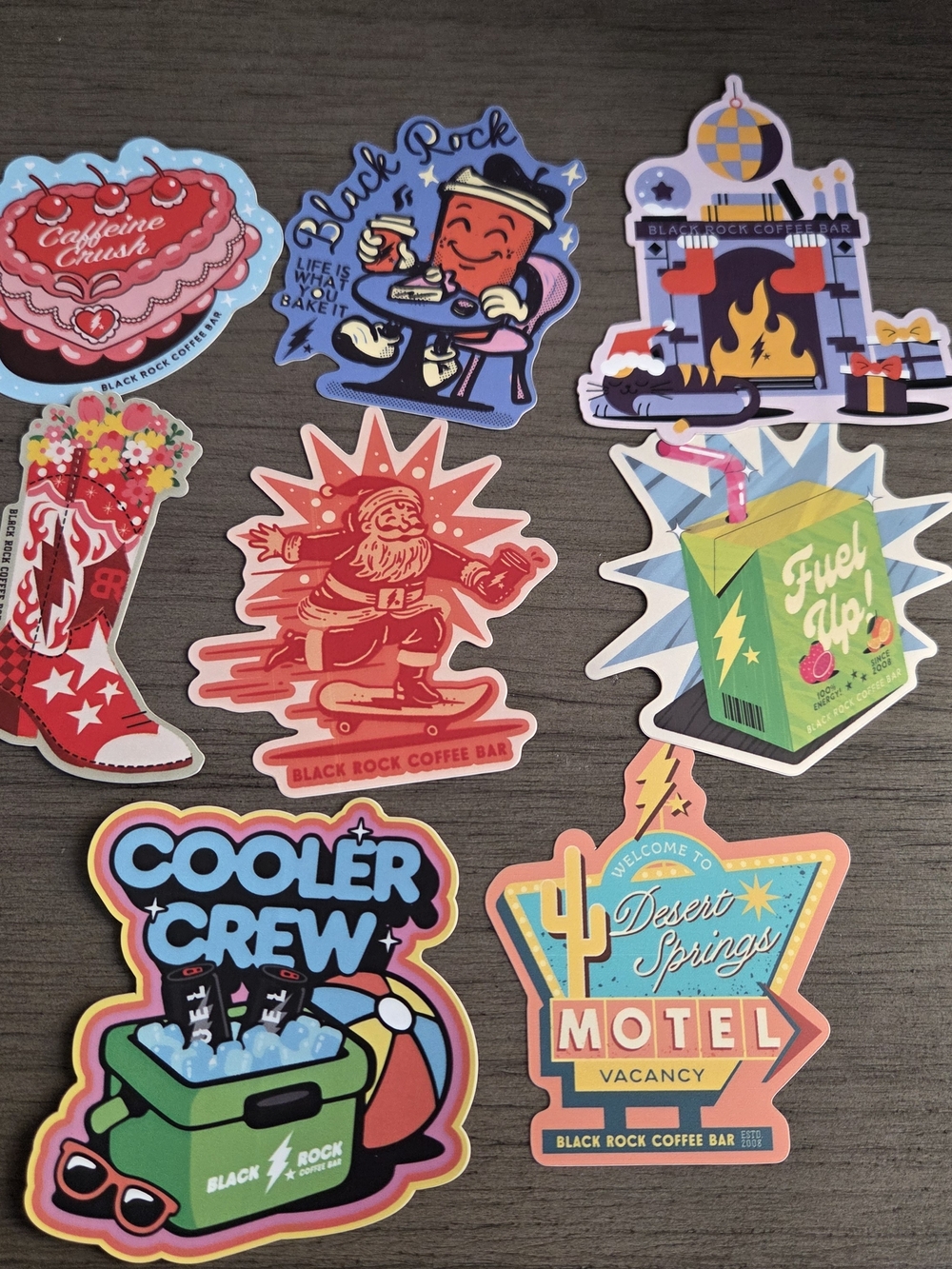 Black Rock Monthly Stickers lot of 8